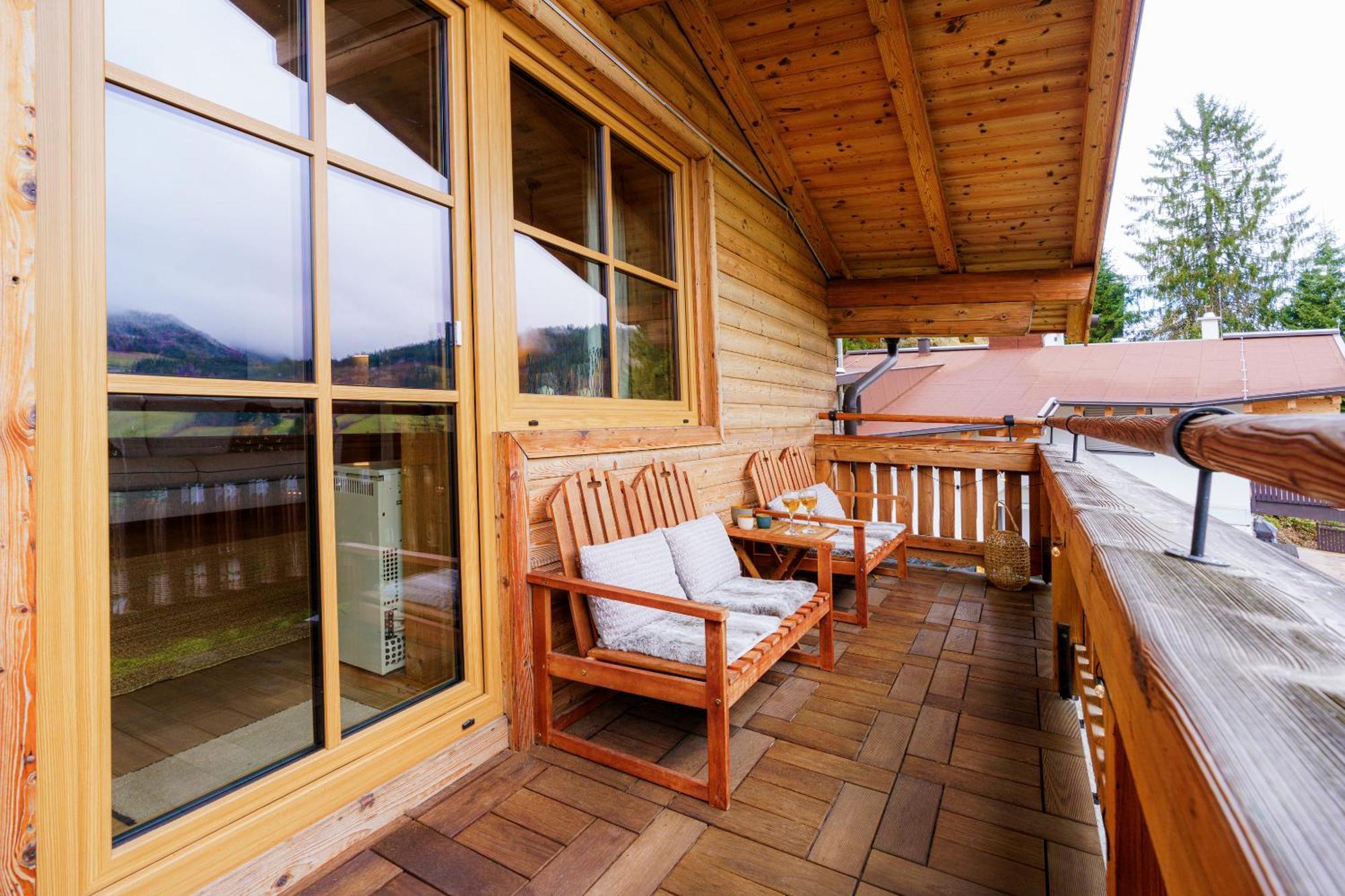 Ski-In & Ski-Out Out Chalet Maria With Amazing Mountain View Maria Alm am Steinernen Meer Exteriör bild